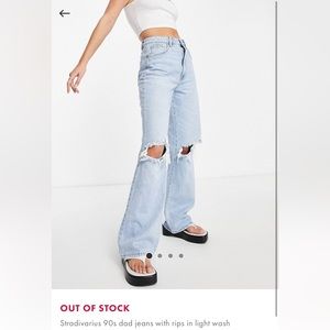 Stradivarius 90s dad jeans